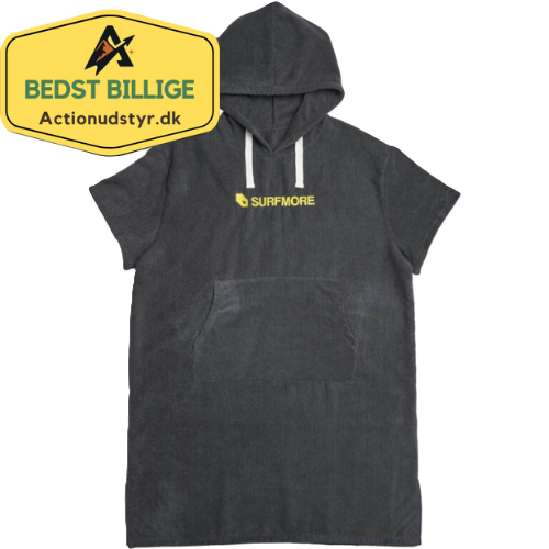 surfmore badeponcho til voksne microfiber gra ABB SURFMORE badeponcho til voksne Microfiber Grå - Bedst Billige