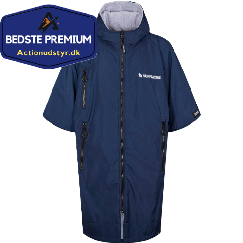 surfmore change robe short sleeve navy ABP SURFMORE Change Robe Short Sleeve Navy - Bedste Premium