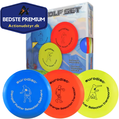 eurodisc discgolf startsaet high quality ABP Eurodisc Discgolf Startsæt High Quality - Bedste Premium